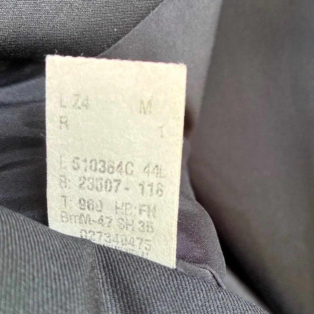 Lauren Ralph‎ Lauren Men's Black Blazer Sport Coat Gold Buttons Size 44L